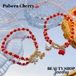 pulsera cereza oro chino
