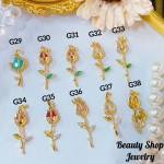 #G Cadena con dije lujo solo dije 1.85$ （12.50&-14& con cadena ajustable)con ajustable 2.70$