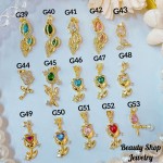 #G Cadena con dije lujo solo dije 1.85$ （12.50&-14& con cadena ajustable)con ajustable 2.70$