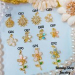#G Cadena con dije lujo solo dije 1.85$ （12.50&-14& con cadena ajustable)con ajustable 2.70$