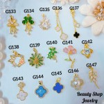 #G Cadena con dije lujo solo dije 1.85$ （12.50&-14& con cadena ajustable)con ajustable 2.70$