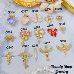 #G Cadena con dije lujo solo dije 1.85$ （12.50&-14& con cadena ajustable)con ajustable 2.70$