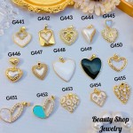 #G Cadena con dije lujo solo dije 1.85$ （12.50&-14& con cadena ajustable)con ajustable 2.70$