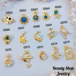 #G Cadena con dije lujo solo dije 1.85$ （12.50&-14& con cadena ajustable)con ajustable 2.70$