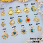 #G Cadena con dije lujo solo dije 1.85$ （12.50&-14& con cadena ajustable)con ajustable 2.70$