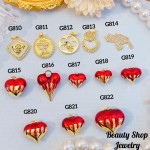#G Cadena con dije lujo solo dije 1.85$ （12.50&-14& con cadena ajustable)con ajustable 2.70$