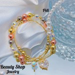#F Pulsera balin con dije 17.5&