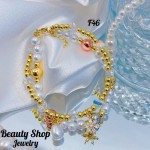 #F Pulsera balin con dije 17.5&