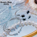 Pulseras Rígida Oro Chino Con Piedra Elegante 16&&