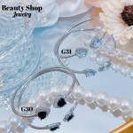 Pulseras Rígida Oro Chino Con Piedra Elegante 16&&