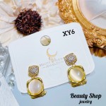 #XY zarcillo lujos oro chino18k