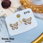 #XY zarcillo lujos oro chino18k