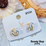 #XY zarcillo lujos oro chino18k