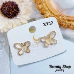 #XY zarcillo lujos oro chino18k