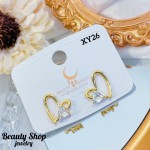 #XY zarcillo lujos oro chino18k