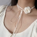gargantilla de rosa 