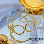 pulsera rigida oro chino