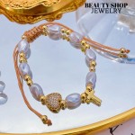 pulsera perla con dije