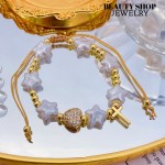 pulsera perla con dije