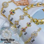 Esclava piedras para dama oro chino 10.50&