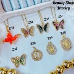 #z cadena con dije (solo dije2.2) (14&-16&) con cadena ajustable 3$ 