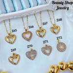 #z cadena con dije (solo dije2.2) (14&-16&) con cadena ajustable 3$ 