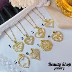 Cadena con dije dia de madre oro chino （Solo dije1.85$）(&12.50) 14&ajustable）con cadena ajustable 2.7$