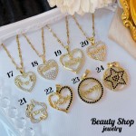 Cadena con dije dia de madre oro chino （Solo dije1.85$）(&12.50) 14&ajustable）con cadena ajustable 2.7$