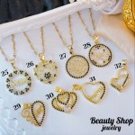 Cadena con dije dia de madre oro chino （Solo dije1.85$）(&12.50) 14&ajustable）con cadena ajustable 2.7$