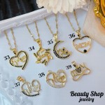 Cadena con dije dia de madre oro chino （Solo dije1.85$）(&12.50) 14&ajustable）con cadena ajustable 2.7$
