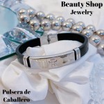 pulsera caballero sencilla 6&