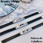 pulsera caballero sencilla 6&