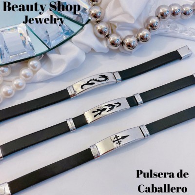 pulsera caballero sencilla 6&