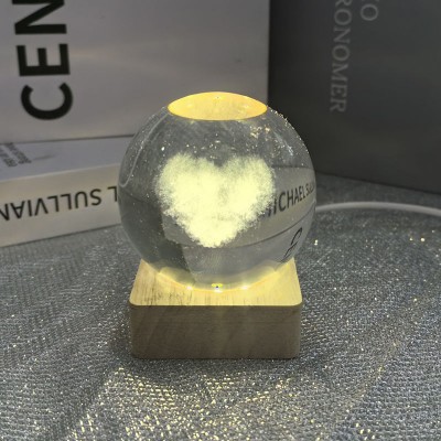 Lámparas esfera de cristal