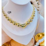 #Q cadena balin oro chino 18k 18&