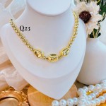 #Q cadena balin oro chino 18k 18&