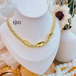#Q cadena balin oro chino 18k 18&
