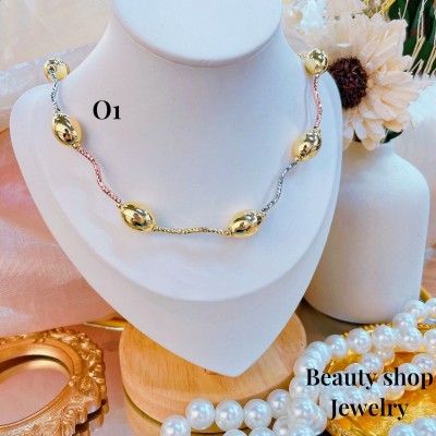 #o choker con balin oro chino 