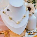 #o choker con balin oro chino 