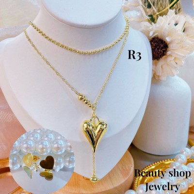 #R choker doble cpn dije corazon