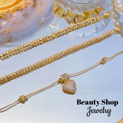 pulsera sencilla oro chino