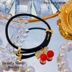 pulsera ajustable con dije cereza
