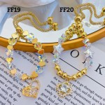#J pulsera balin con dije oro chino 