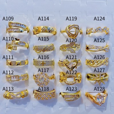 #A anillo ajustable oro chino 10&