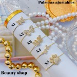 Pulsera ajustable oro chino (50 modelo) (9.50&)）