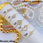Pulsera ajustable oro chino (50 modelo) (9.50&)）