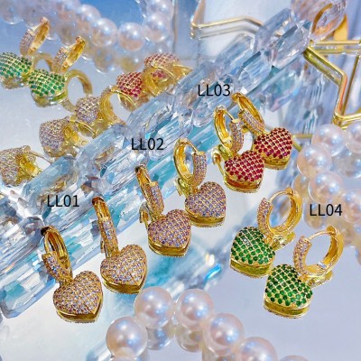 #LL zarcillo con piedra 15.5&