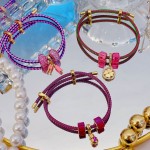 pulsera ajustable con charms 15&