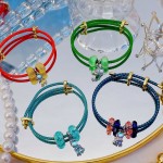 pulsera ajustable con charms 15&