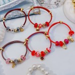 pulsera ajustable con charms 22&